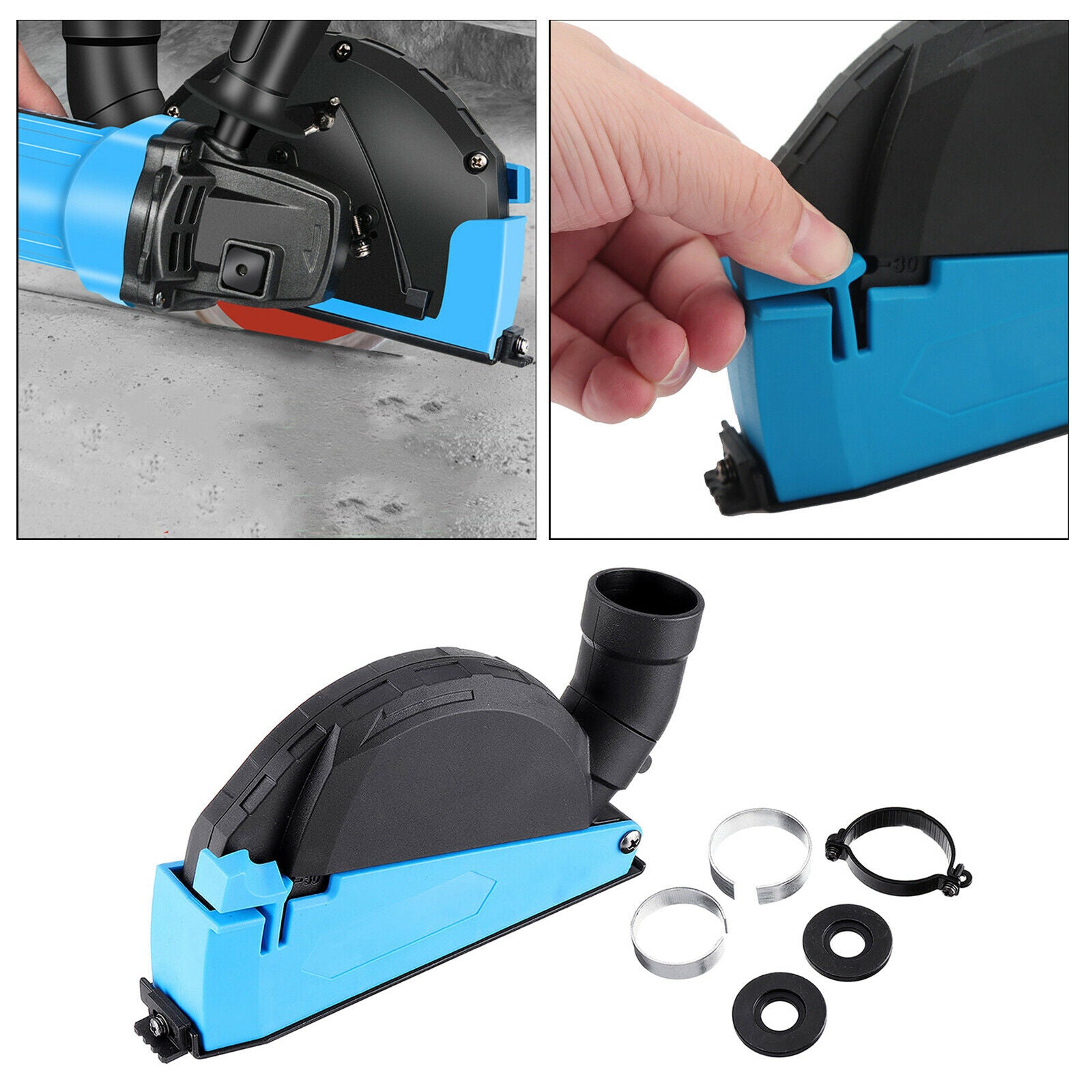 Universal Grinding Dust Shroud Protective Cover 4''-5'' for Angle Grinders