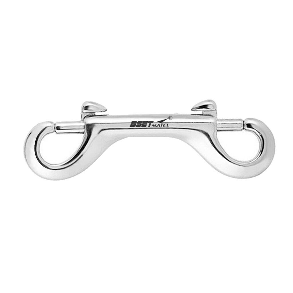 MagiDeal 4.53in StainlessSteel Dual Ended Bolt Snap Hook Buckle Accs Durable