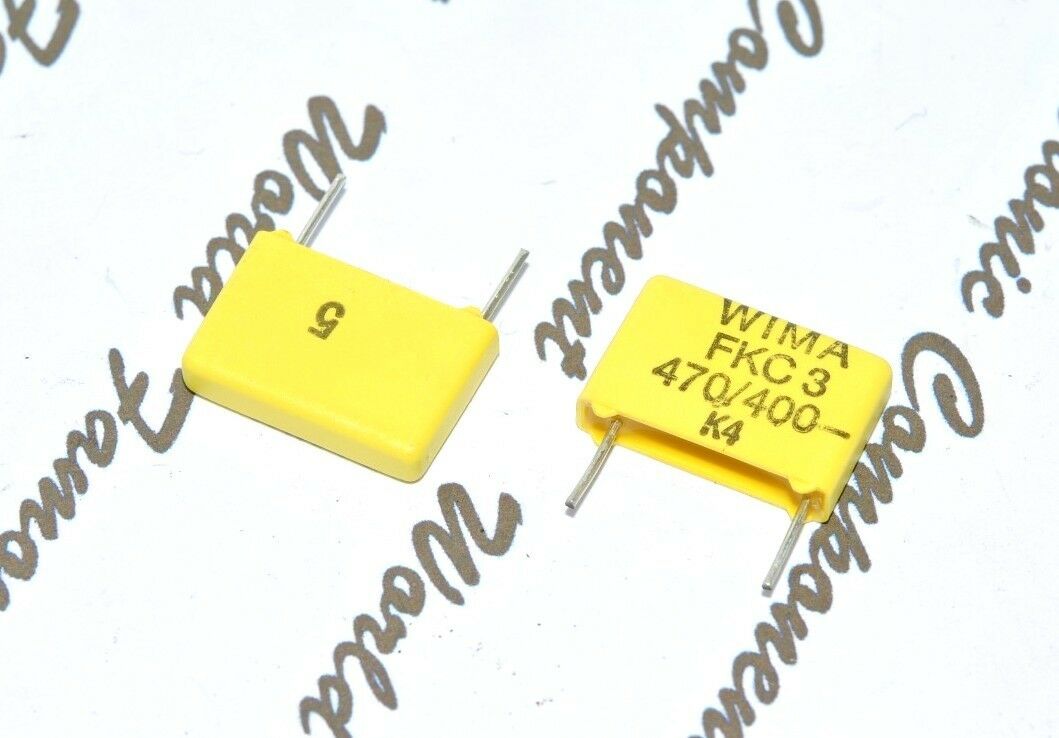 10pcs - WIMA FKC3 470P (470PF) 400V 5% pitch:10mm Polycarbonate Capacitor