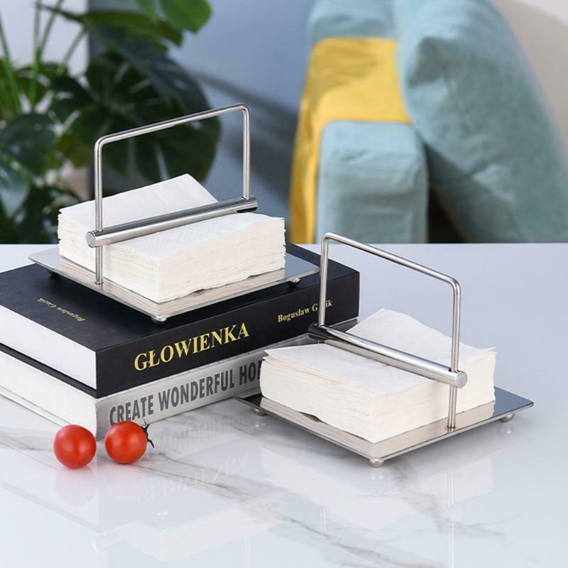 Thicken Widen Bottom Exquisite Napkin Shelf Anti Fall Large Capacity for Napkin