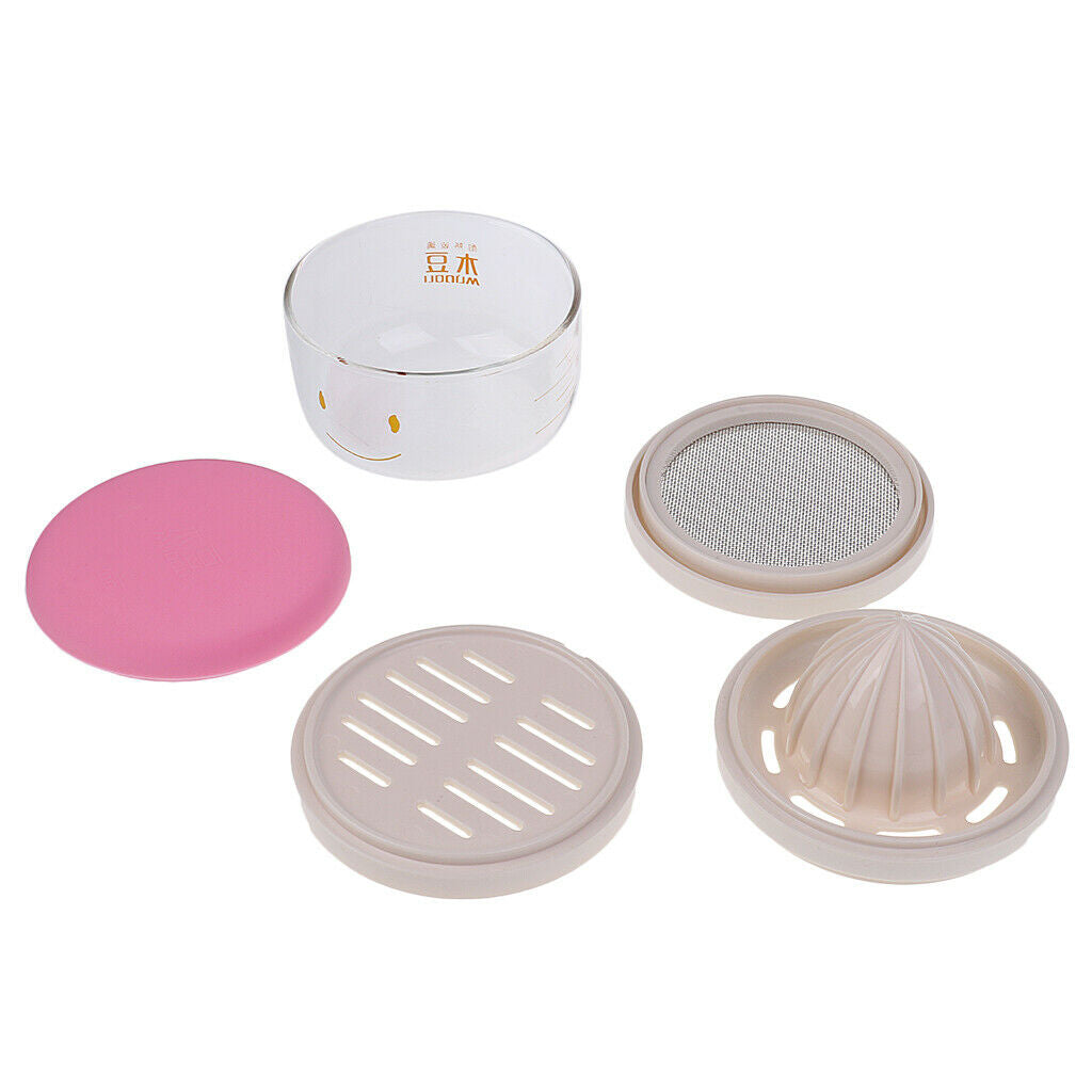 DIY Homemade Baby Food Mill Grinding Bowl Grinder Processor Pink