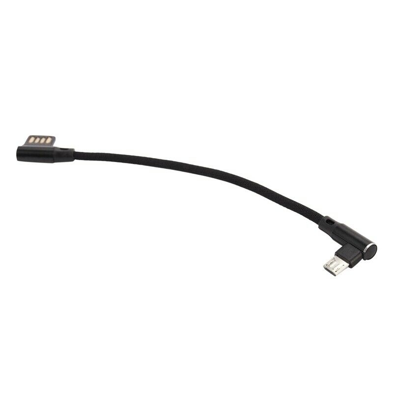 15Cm Micro- Usb 5Pin Right Angle To Left Right Angle 90 Degree Usb 2.0 Dual ElP4