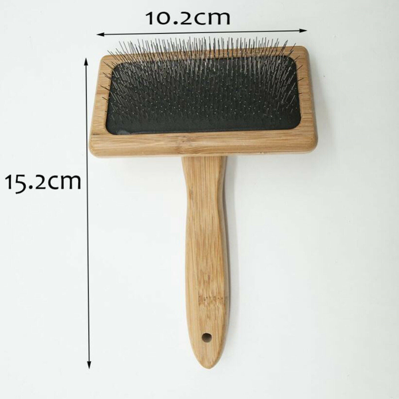 Pet Dog Cat Puppy Hair Shedding Grooming Wooden Slicker Trimmer Fur Comb Brush