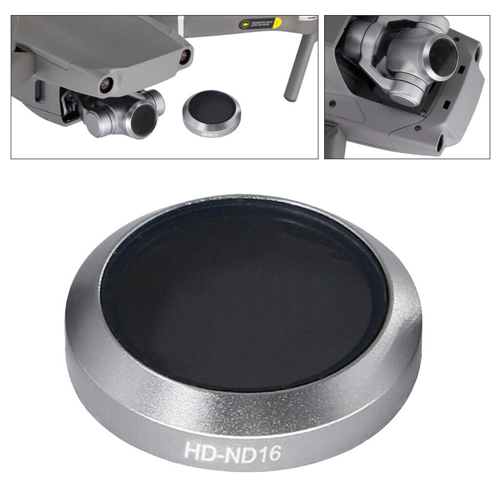 ND16 Lens Filter for DJI Mavic 2 Zoom Drone, Aluminum & Optical Glass