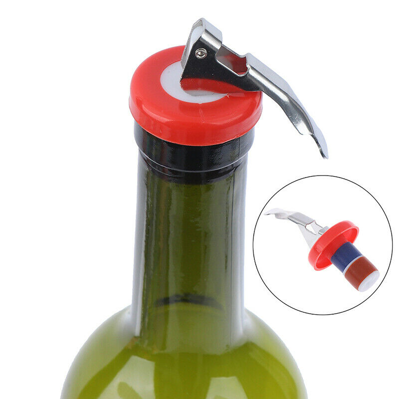Press Wine Bottle Stopper Vacuum Sealed Plug Wine Saver Cap Barware Kitch.l8