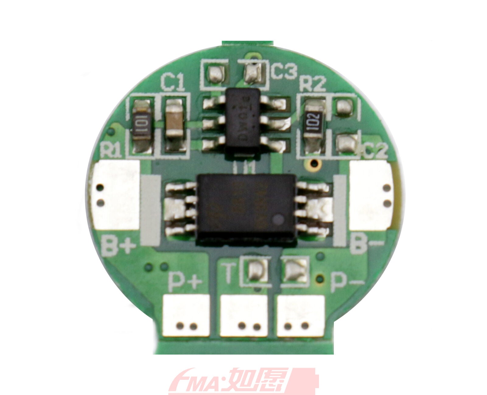 Protection Circuit Module PCM for 18650 17670 16340 Li-ion Battery D:14mm SM107