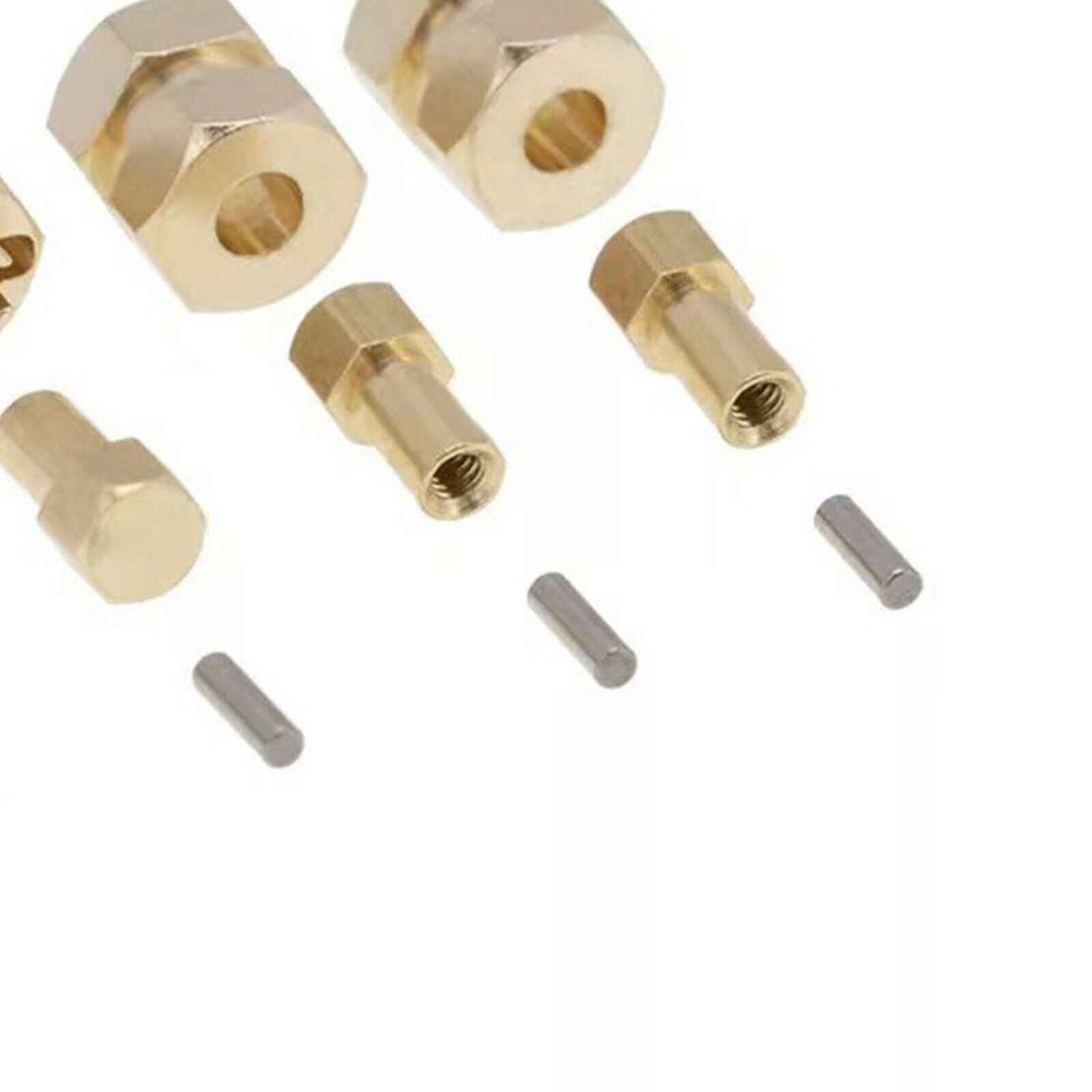 4Pcs RC Wheel Hub Hex Drive Adapter 7mm For Axial *SCX24 RC Car Upgrade