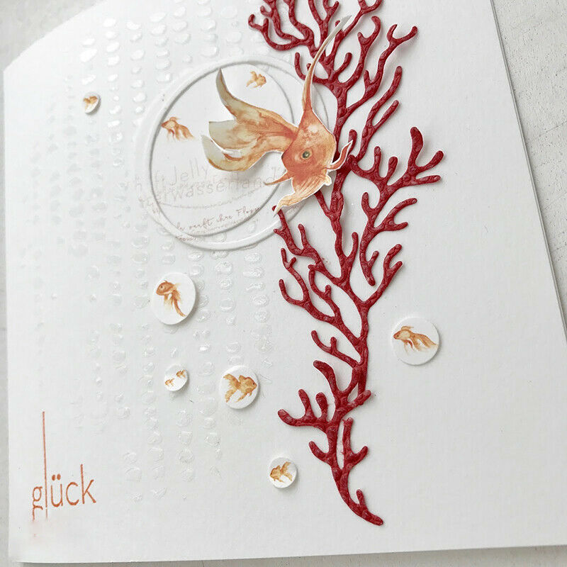 Ocean Coral Metal Cutting Dies Stencil for DIY Scrapbooking Paper Card De.l8