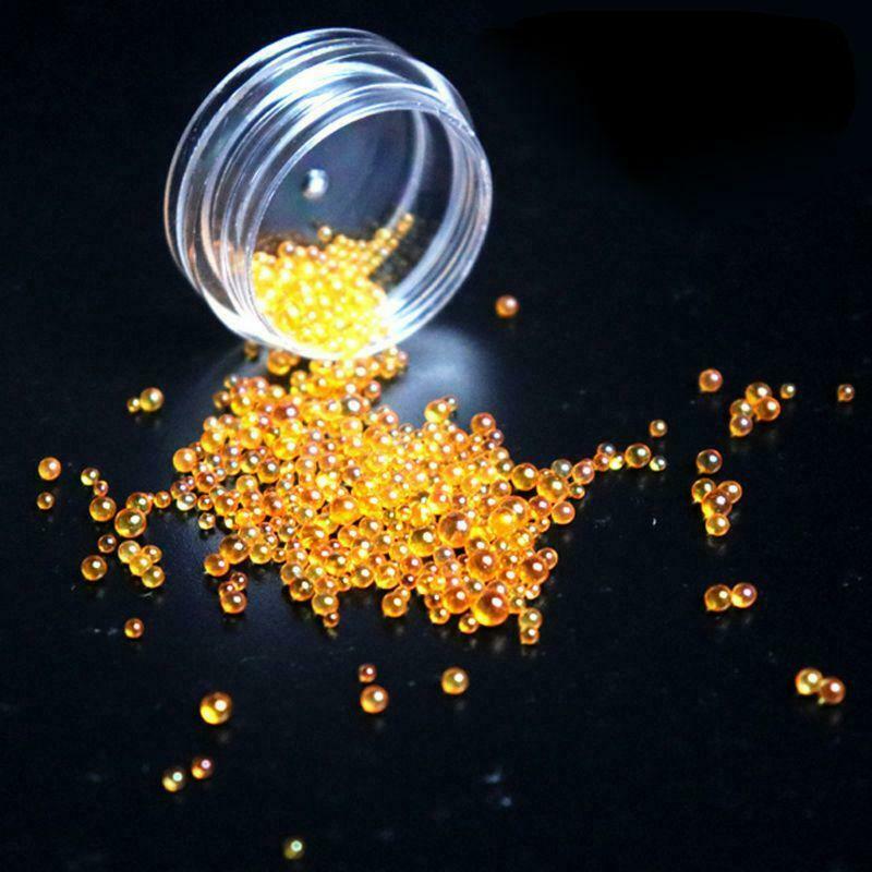 12 Boxs Mixed Mini Bubble Ball Beads 1-3mm Tiny Beads Epoxy Mold Jewelry Filling