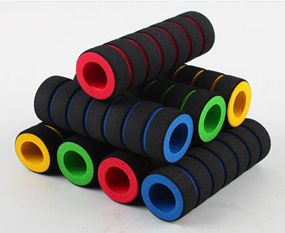 2x Bike Racing Bicycle Motorcycle Handle Bar Foam Sponge Grip Cover Nonslip FS99