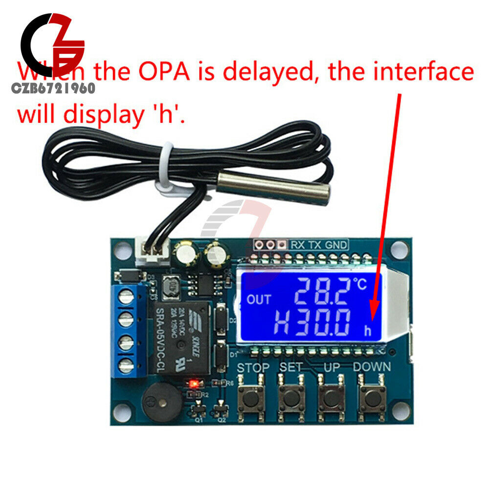 Digital Thermostat Heating Refrigeration Temperature Controller Module NTC10K