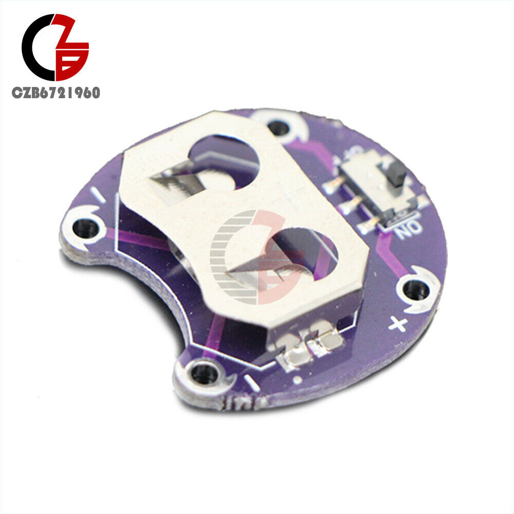 5PCS LilyPad Coin Cell Battery Holder Module CR2032 Board w/ Small Slide Switch
