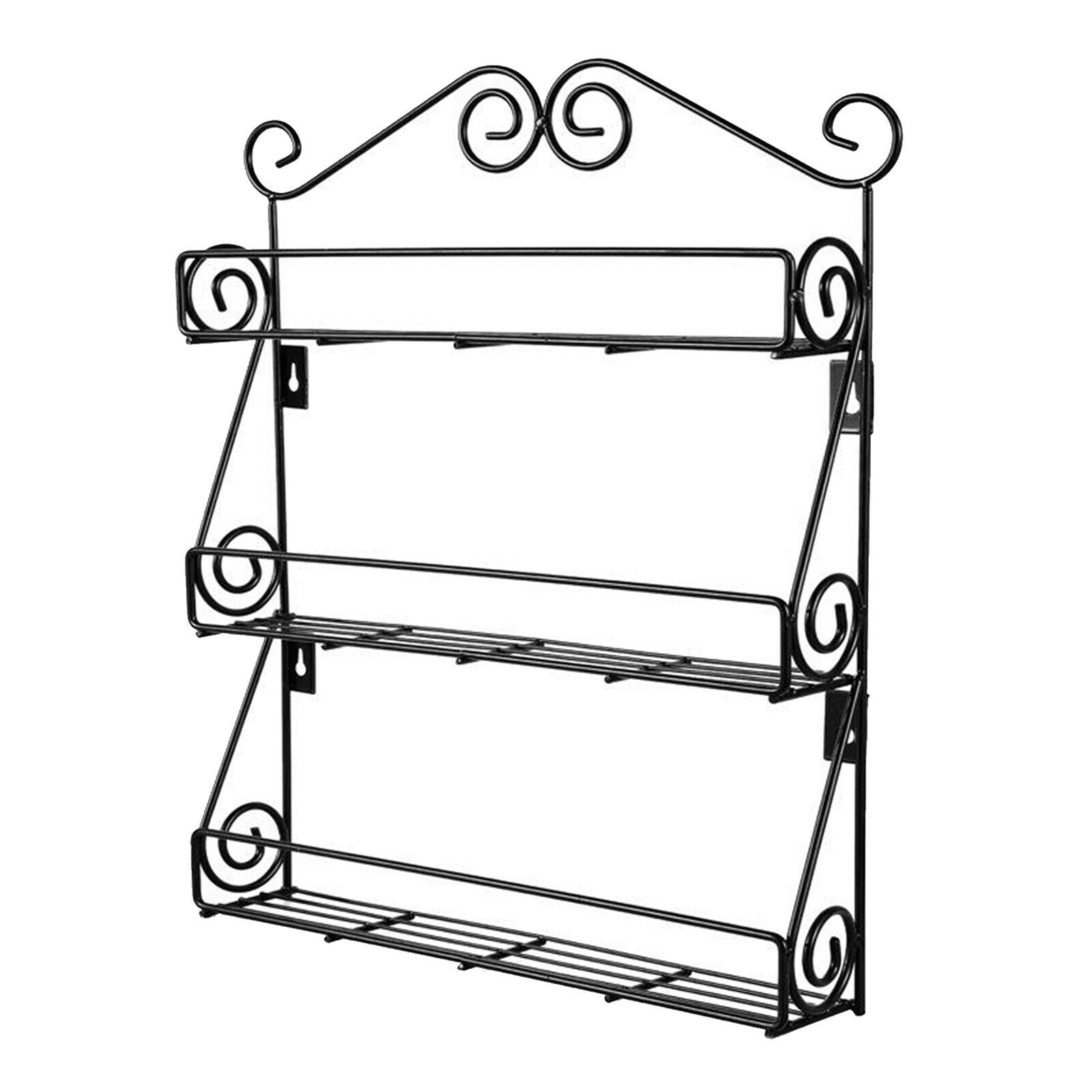 3 Tier Spice Rack Seasoning Jars Bottles Holder for Cabinet and Pantry