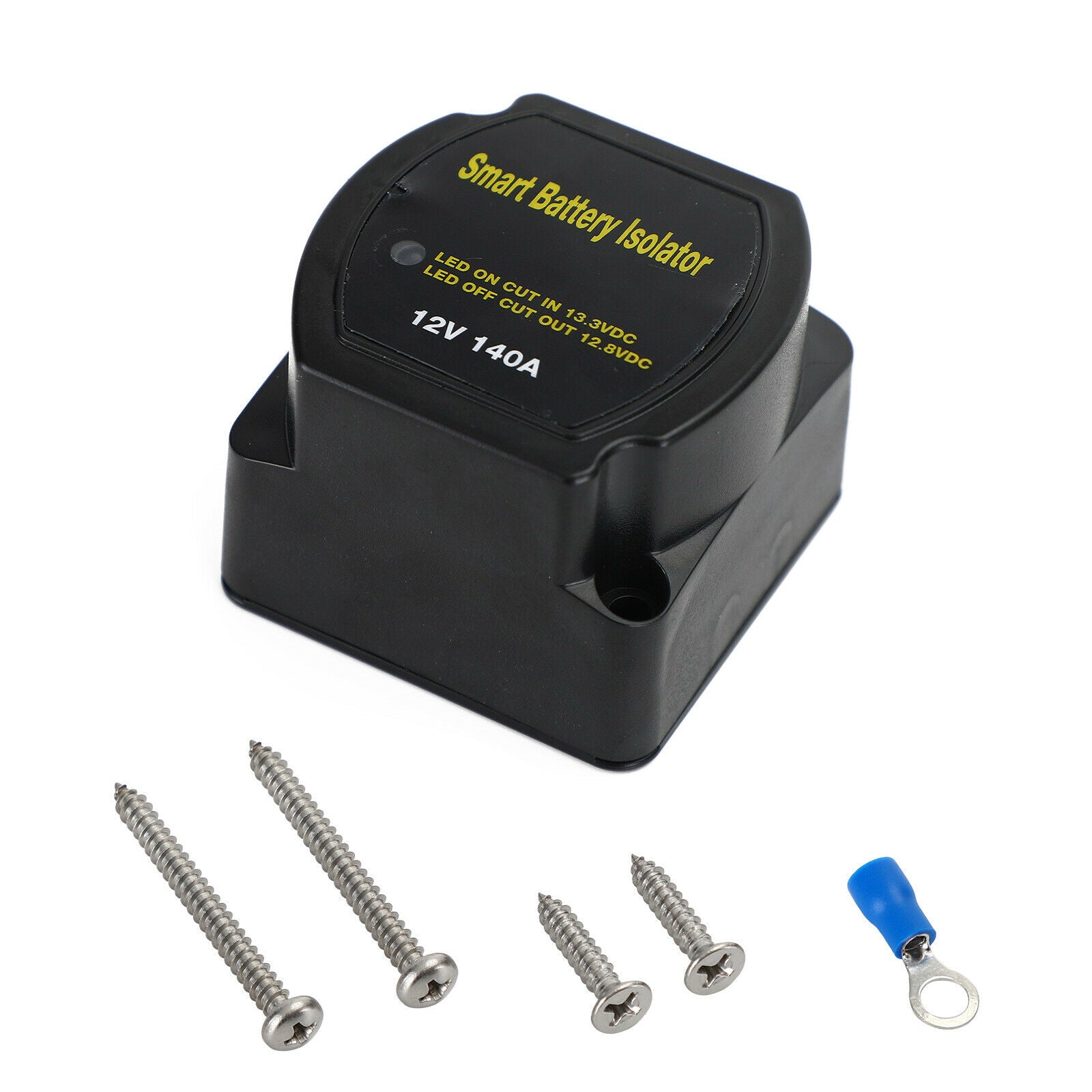 12V 140A Dual Battery Kit System Isolator Car Voltage Sensitive Relay for UTV FG