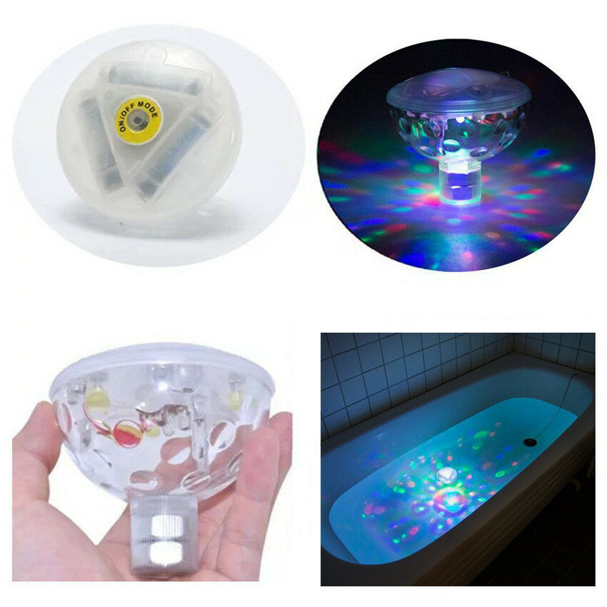 Floating Underwater LED Disco Light Glow Show Swimming Pool Bath SPA Lights