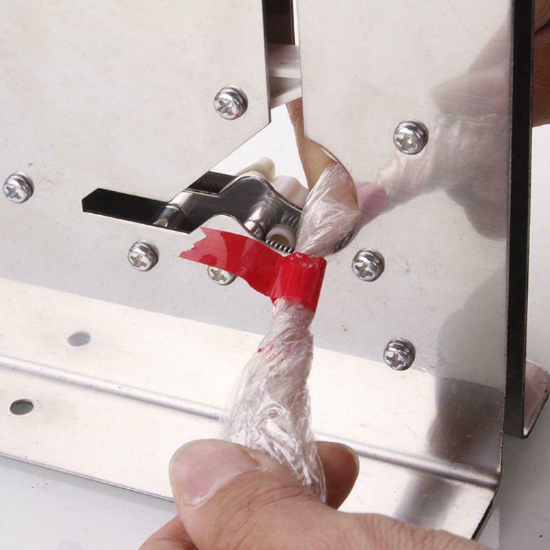 Stainless Steel Supermarket Bag Sealing Machine Food Packaging Fruit Shop Packer