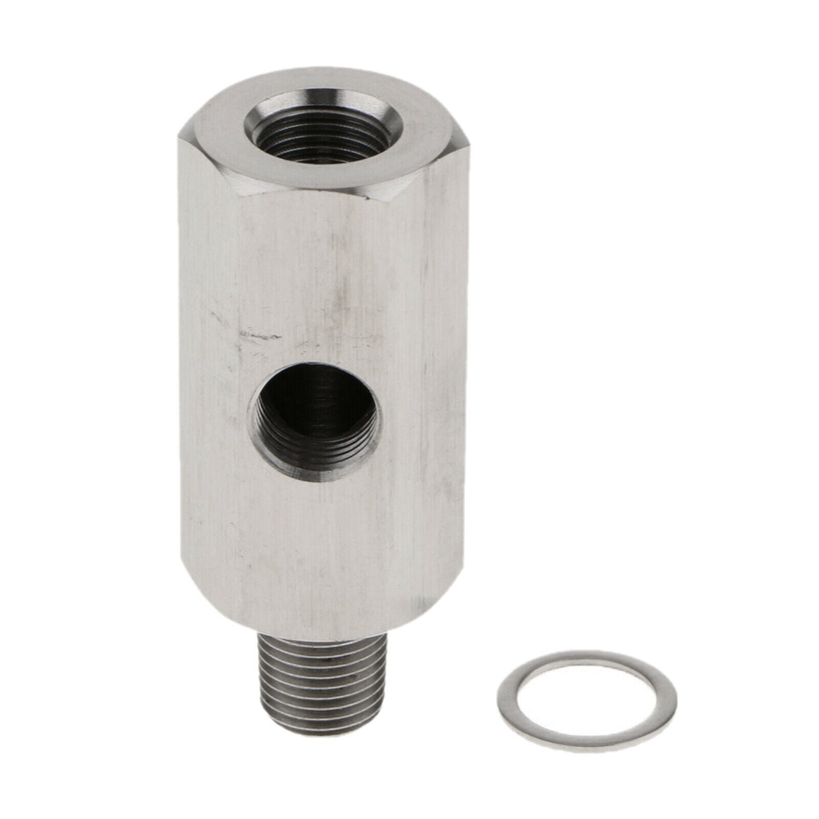 1/8" Oil Pressure Sensor Tee BSPT Professional with Washer for NPT Adapter