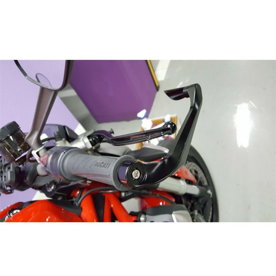 Pair CNC Brake Clutch Lever Protect Guard Bar Ends for Universal 7/8" Handlebar