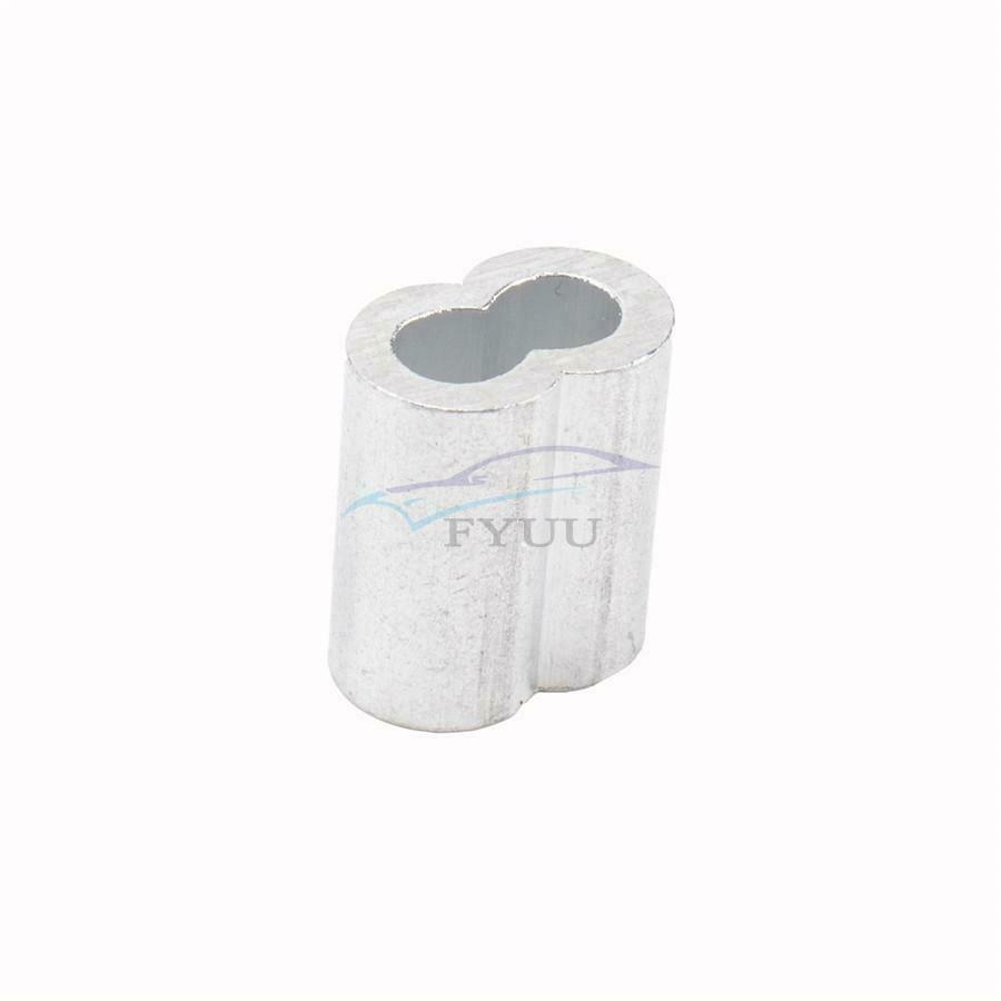 195PCS Stainless Steel Sleeve Aluminum Crimping Ring Sleeve For Wire Rope Cable