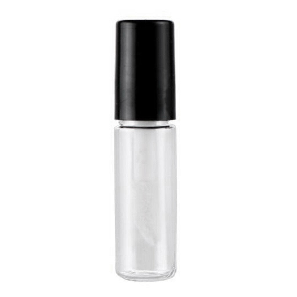5x Empty 2ml Clear Mini Lip Gloss Tube Bottle with Wand for Lipstick Samples