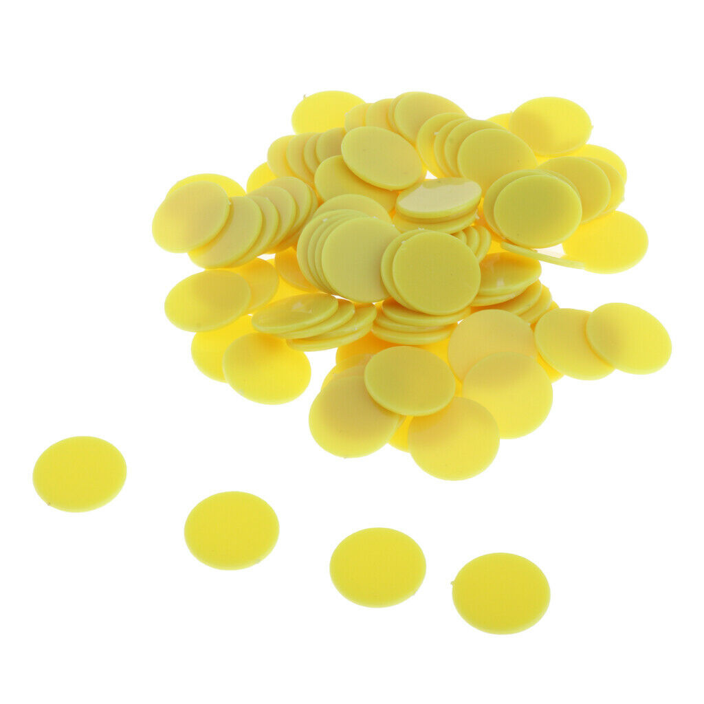 100pcs/pack ABS Plastic Poker Chips Casino