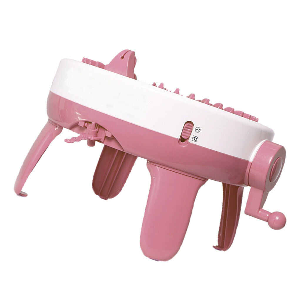 Kids Children Large Plastic Hand Rotating Loom Knitting Machine DIY Hat Toys