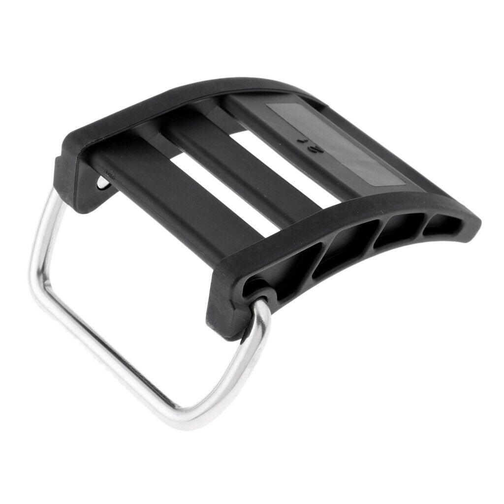 Black Scuba Dive BCD Tank Cylinder Strap Cam Buckle for Standard 2" 5cm Belt