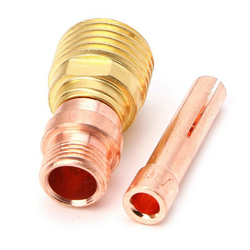 5x TIG Welding Torch Accessories Kit Collets Body Alumina Nozzle Back Cup Kit