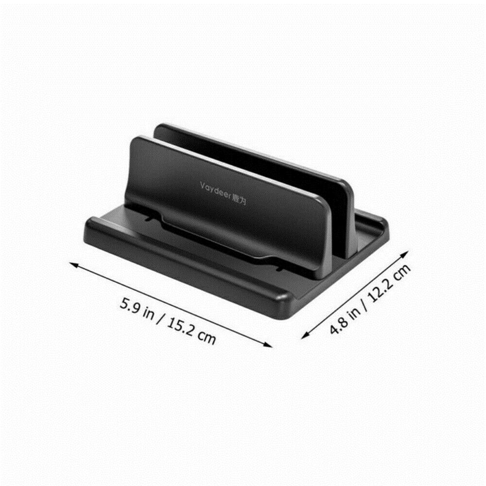 Black Vertical Laptop Stand Laptop Bracket Computer Support Stand For Study Dorm