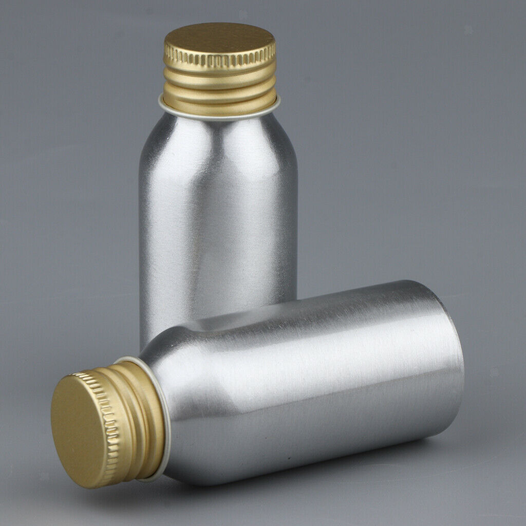 4 Pcs Empty Big Diameter Bottles Lotions Oil Sample Storage Leak Proof