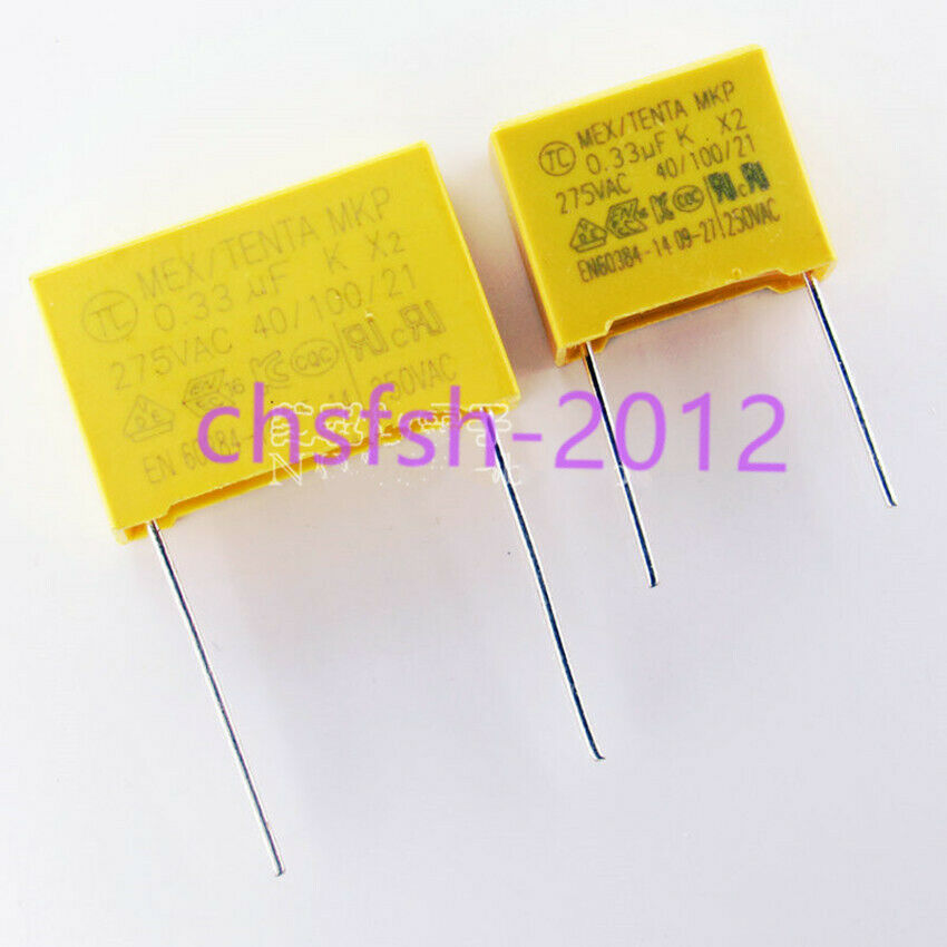 1 pcs NEW X2 275V 0.33uF 15mm pitch safety capacitor