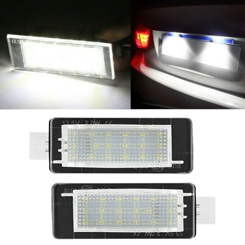 2X(Car LED License Plate Light for Dacia Duster 10-15 W7P3)W7P3)
