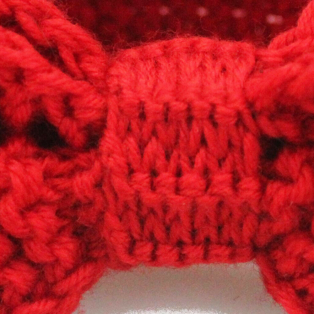 2x Girls Headband Hair Bow Crochet Hairband Newborn Baby Toddler Hair Accessory