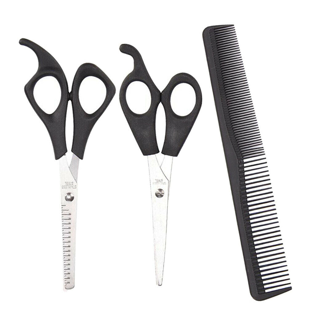 Professional Hair Cutting Scissors & Thinning Shear Set with Comb Set