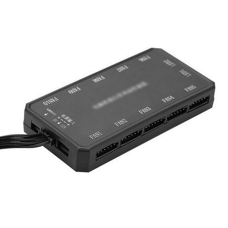 RGB LED Computer Case PC Cooling Fan Controller + RF Wireless Remote Control