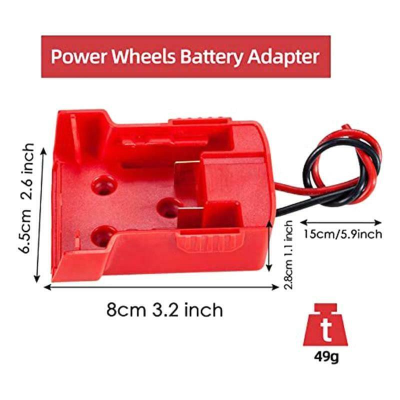 Power Tool Battery Converters Power Wheel Adaptor for Milwaukee-M18 18V
