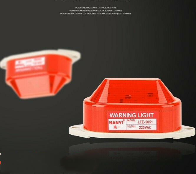 Red Stroboscopic Lamp Emergency Flashing Warning Light LED Strobe Warning Light