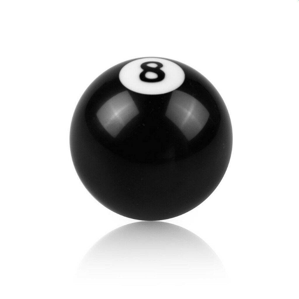 8 Eight Pool Billiard Ball custom Gear Shifter Shift Knob Car Lever Black Truck