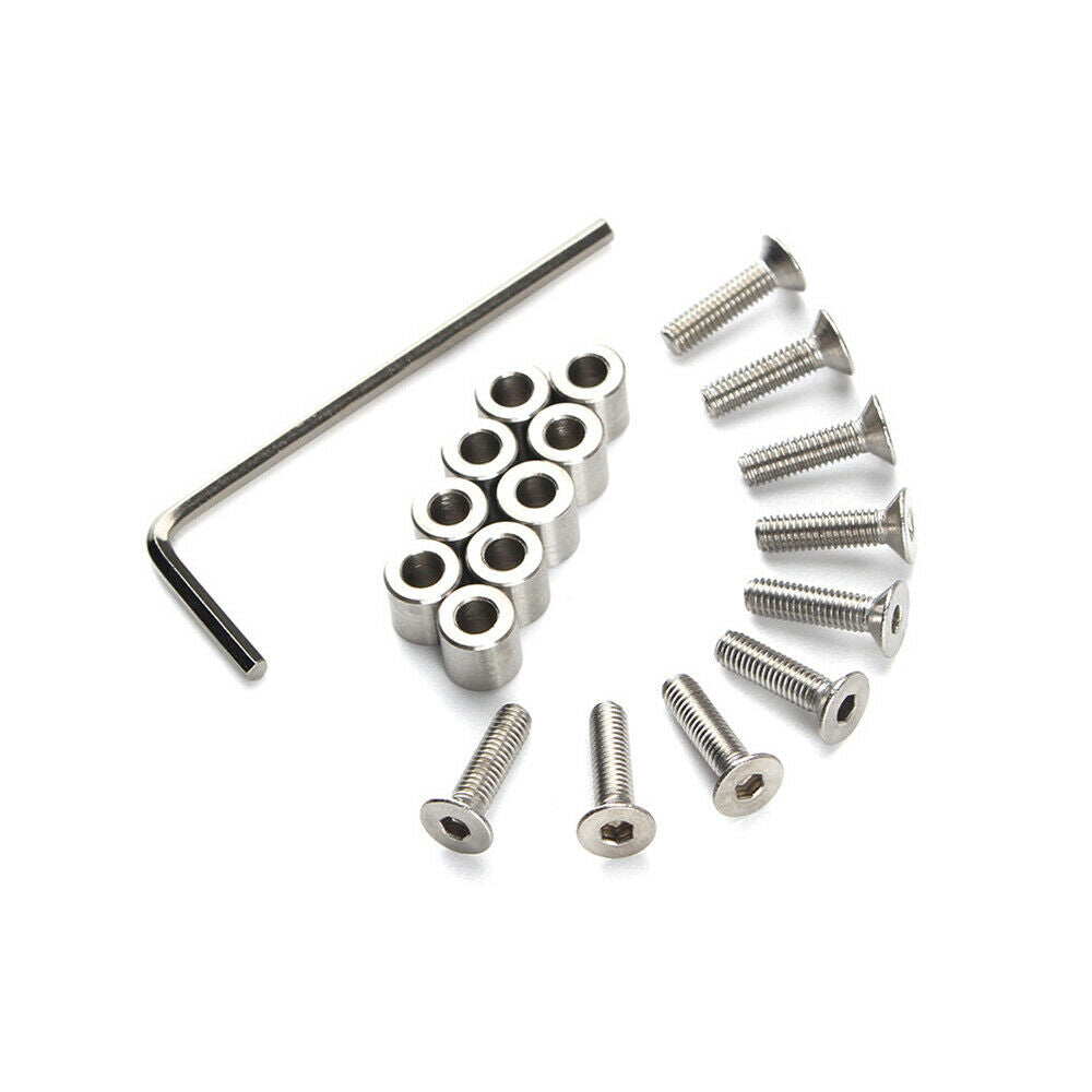 9pcs Aluminum Spacer with M3 Screws and Wrench For Prusa MK3 Heated Bed Spacer