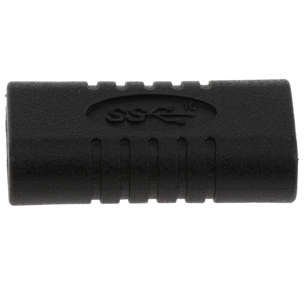 USB-C Female to Female Adapter USB 3.1 Type-C Connector Converter Black