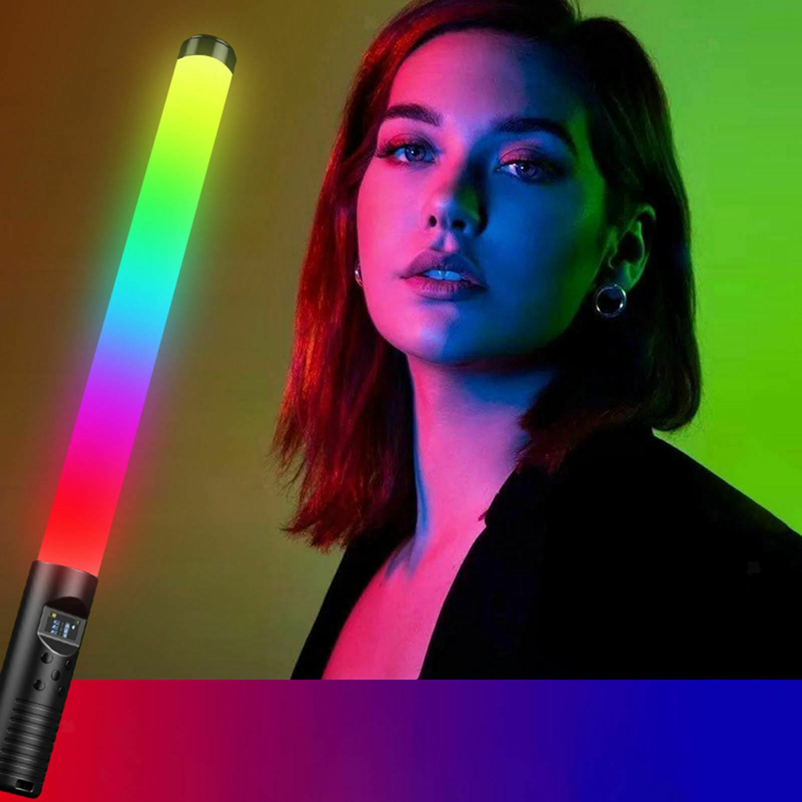 Colorful LED Fill Light Tube Lights Bar Remote Control Lighting Adjustable