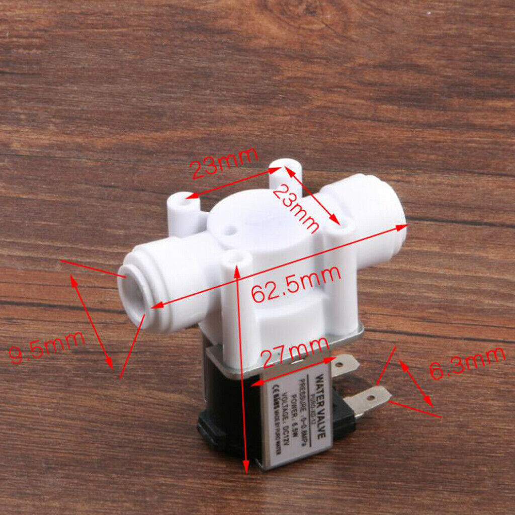 3/8 Inch 12V Inlet Feed Water Solenoid Valve N/C Normally Closed, Adjustable