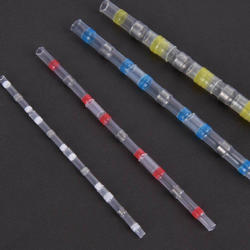 120PCS Seal Welding Heat Shrinkable Wire Connector Soldering Sleeve TerminalBDA