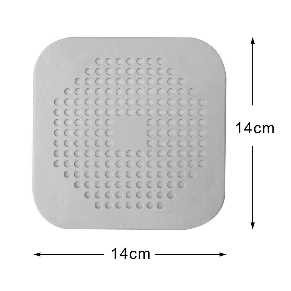 3Pcs Kitchen Bathroom Sink Lids Silicone Drain Filter Non-slip Floor Drain Cover