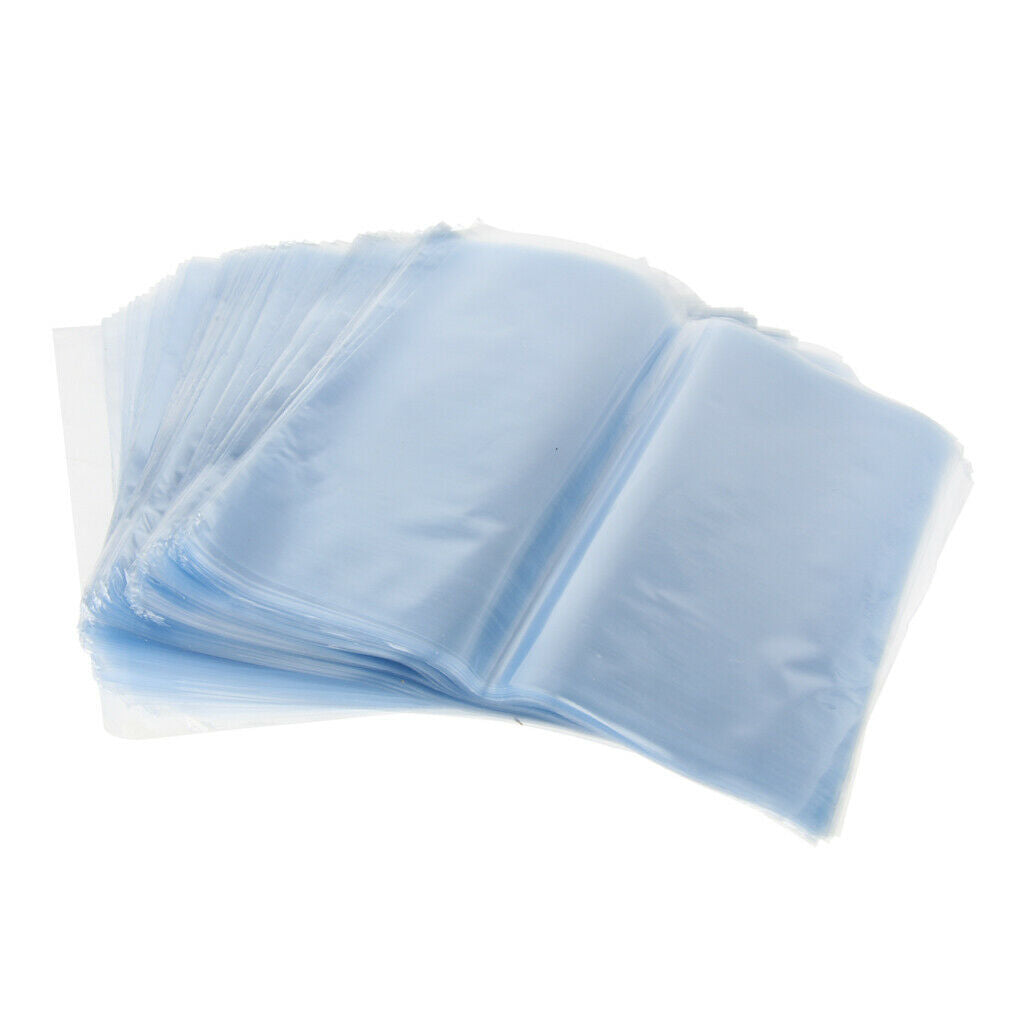 200 Pcs  Shrink Wrap Bags Films Flat Seal Packing Protectors Bags Gift