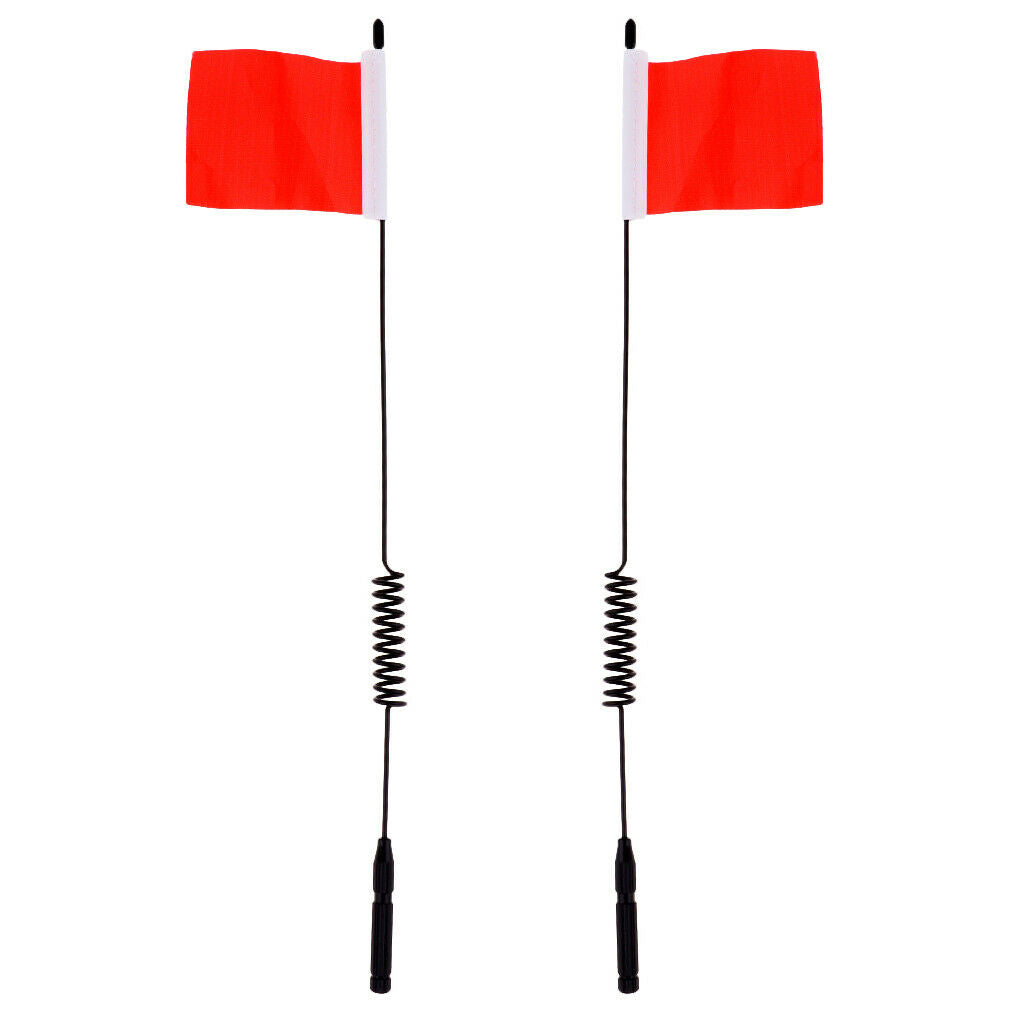 Pack 2 11'' Metal Antenna Accessories for 1:10  TRX4 SCX10 RC Car