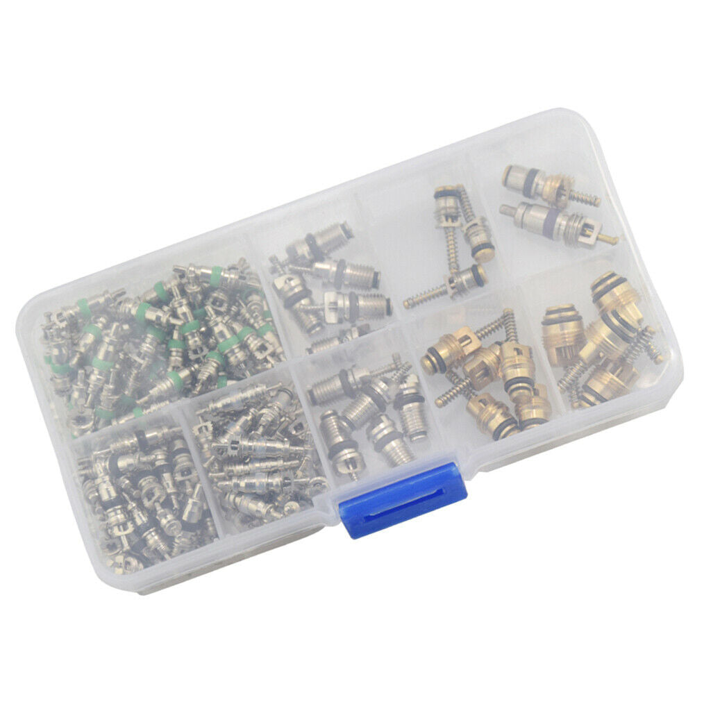 134 Pieces R134a R12 Air Conditioning A/C Valve Cores Remover Tool Assortment