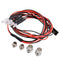 4 LED Headlight Taillight for 1/5 1/8 1/10 1/12 1/16 RC Car DIY Accessories 3mm