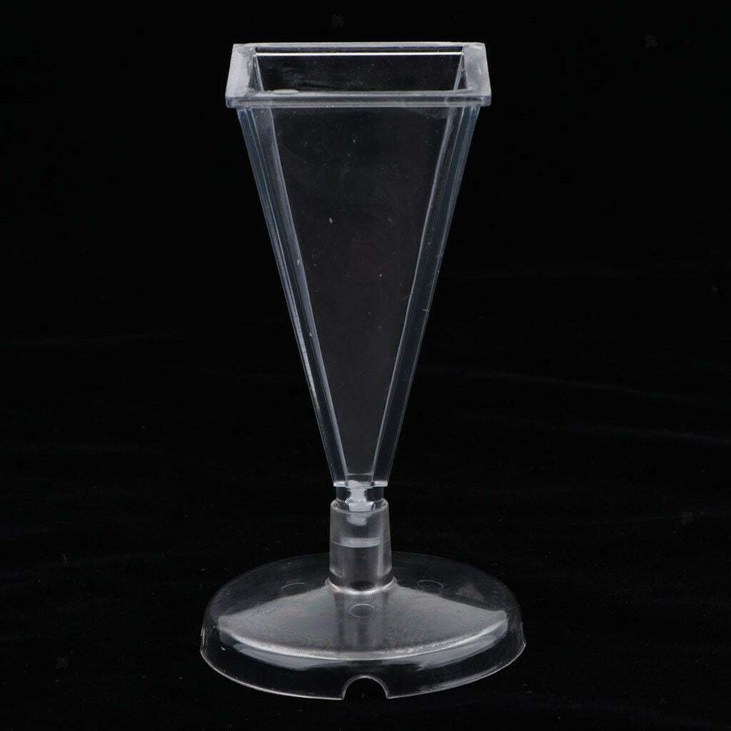 1 Piece Candle Mould Pyramid PC Plastic Material Handcraft DIY 5x5x10 cm