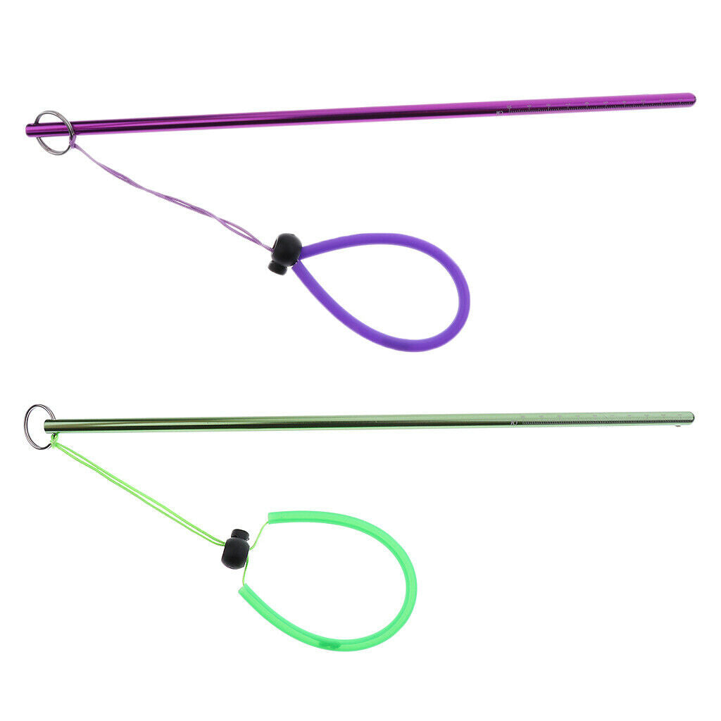 2 pieces 13.78 "/ 25 cm Aluminum Dipping Lobster Stick Pointer Rod